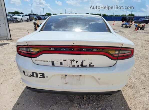 2C3CDXAT3KH581676 2019 DODGE CHARGER White Սալոնի դիմացի տեսք