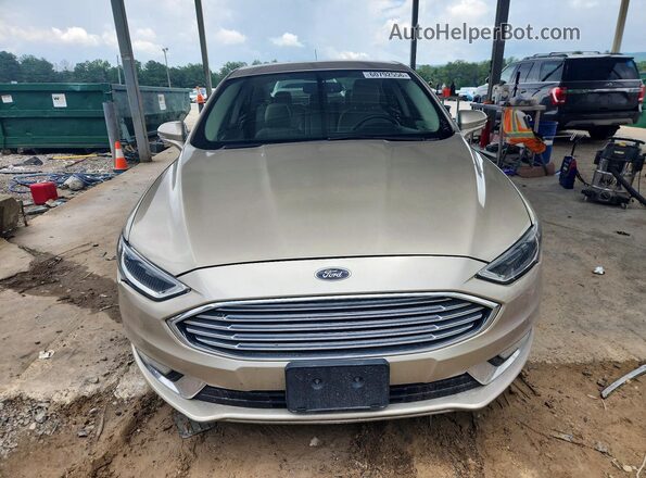 3FA6P0D94JR262982 2018 FORD FUSION Tan Widok z tyłu