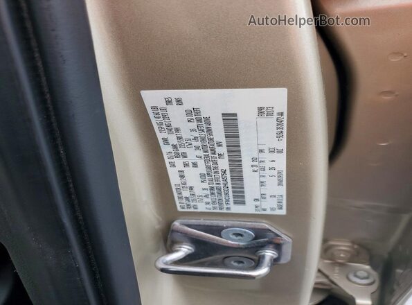 1FMCU9GD2HUA57542 2017 FORD ESCAPE Beige Vista de la etiqueta del VIN