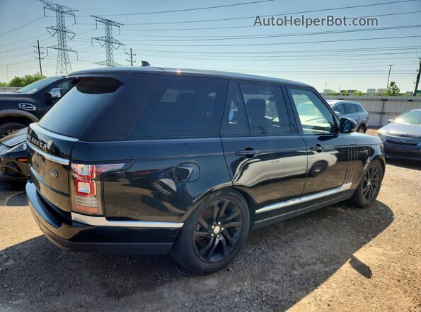 SALGR2KF9GA265806 2016 LAND ROVER RANGE Black Передня права чверть