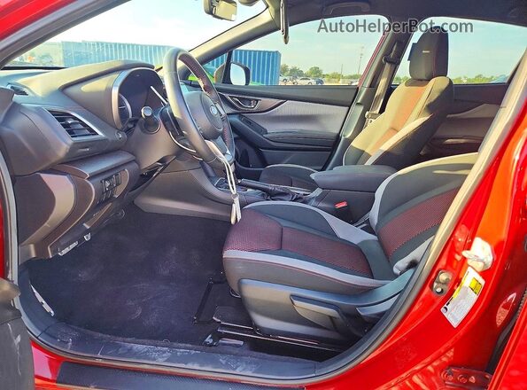 4S3GTAL66P3720715 2023 SUBARU IMPREZA Red Вид панелі приладів