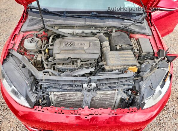 3VWC17AUXHM500905 2017 VOLKSWAGEN GOLF Красный Вид подкапотного пространства