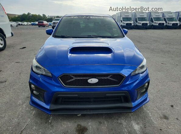 JF1VA1F62L8801545 2020 SUBARU WRX Blue Widok z tyłu
