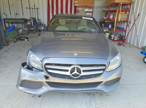 55SWF4JB8JU241418 2018 MERCEDES-BENZ C Gray Widok z tyłu
