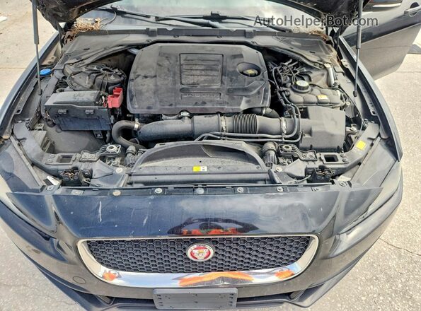 SAJAR4FX1JCP39188 2018 JAGUAR XF Black Вид підкапотного простору