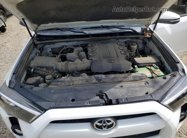 JTEZU5JR3K5200426 2019 TOYOTA 4RUNNER White VIN կոդի պիտակի տեսք