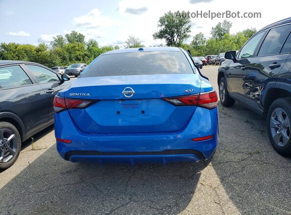 3N1AB8CV7MY254890 2021 NISSAN SENTRA Blue Vista interior delantera