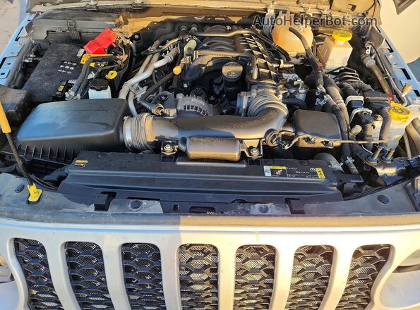 1C6HJTAGXNL138672 2022 JEEP GLADIATOR Silver Вид підкапотного простору