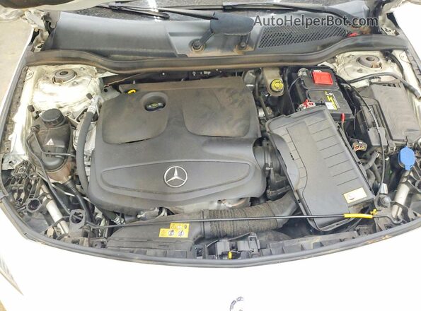 WDDSJ4EB7GN378844 2016 MERCEDES-BENZ CLA-CLASS White ძრავის განყოფილების ხედი