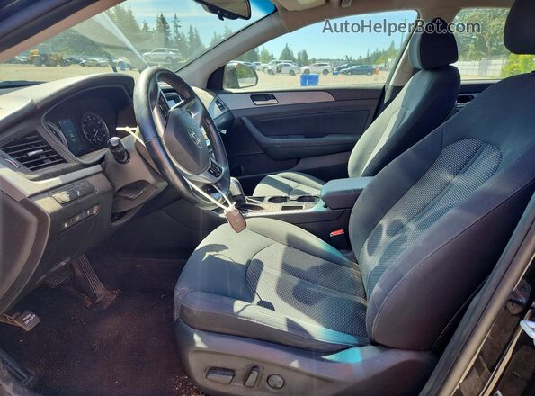 5NPE34AF4KH769257 2019 HYUNDAI SONATA Black წინა პანელის ხედი