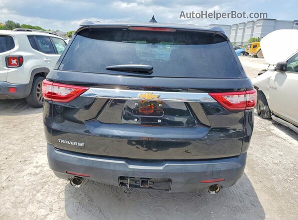1GNERFKW6KJ111558 2019 CHEVROLET TRAVERSE Черный Вид салона спереди