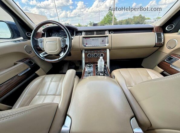 SALGS2FK7HA338555 2017 LAND ROVER RANGE Blue Вид задніх сидінь