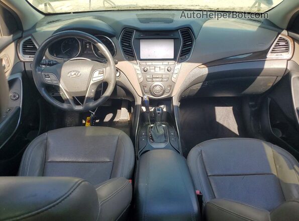 5NMZU3LB3HH043947 2017 HYUNDAI SANTA Черный Вид щитка приборов