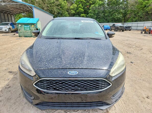 1FADP3F21HL241878 2017 FORD FOCUS Black უკანა ხედი