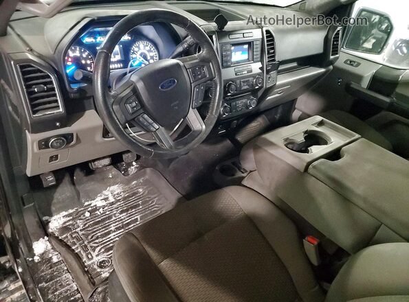 1FTFX1EF5GKF57526 2016 FORD F150 Black Instrument cluster view