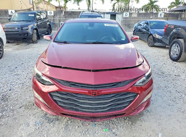1G1ZG5ST1LF046759 2020 CHEVROLET MALIBU Red Հետևի տեսք