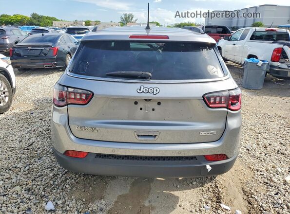3C4NJCBB7LT258008 2020 JEEP COMPASS Silver Вид салону спереду