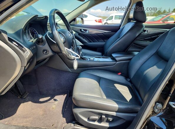 JN1EV7AR4HM835538 2017 INFINITI Q50 Black Вид панелі приладів