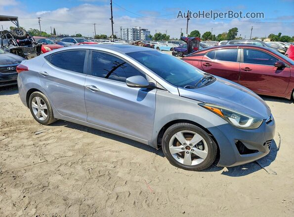 5NPDH4AE9GH672941 2016 HYUNDAI ELANTRA Silver Вид спереду