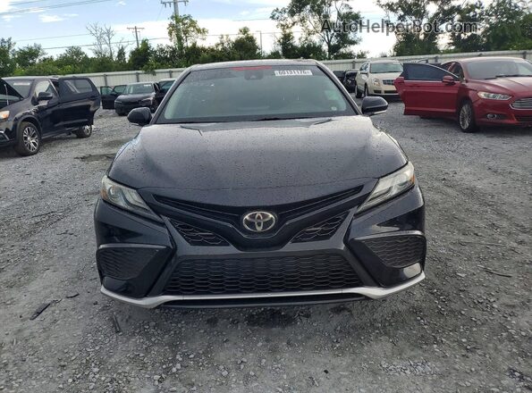 4T1K61AK1MU442972 2021 TOYOTA CAMRY Black Հետևի տեսք