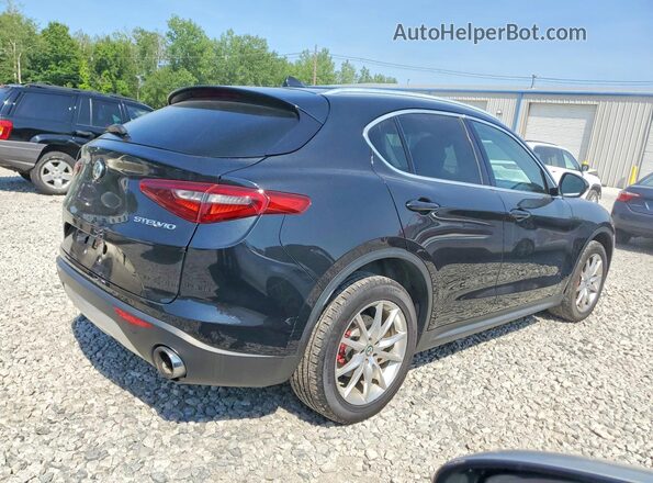 ZASFAKBN0J7B60472 2018 ALFA ROMEO STELVIO Black Առջևի աջ
