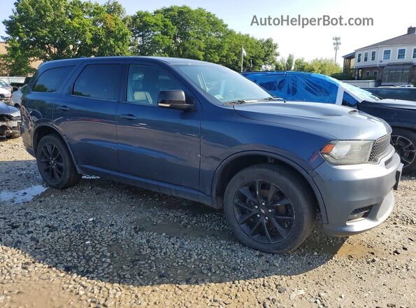 1C4RDJDG9KC806932 2019 DODGE DURANGO Blue Front view
