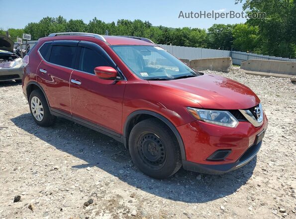JN8AT2MV8GW142380 2016 NISSAN ROGUE Red Front view