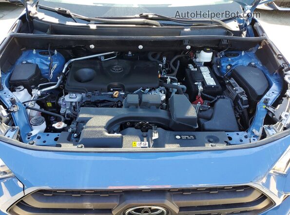 2T3S1RFV8NW316861 2022 TOYOTA RAV4 Blue VIN sticker view