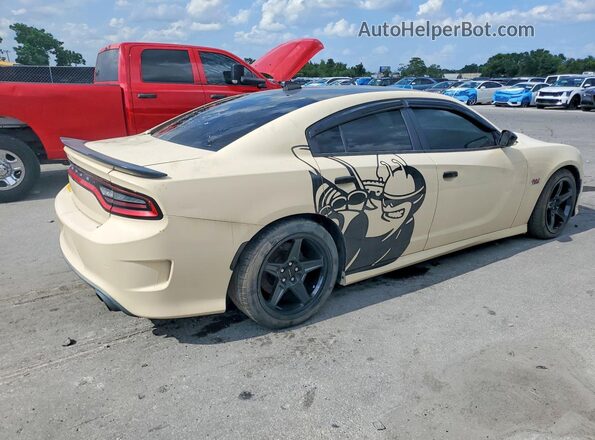 2C3CDXGJXJH167041 2018 DODGE CHARGER Yellow Front right