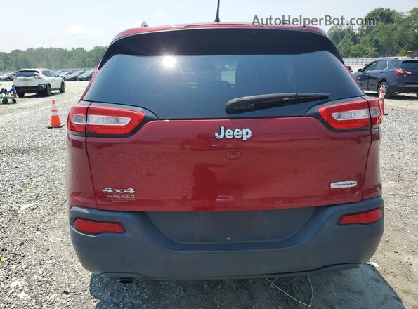 1C4PJMCB9GW237450 2016 JEEP CHEROKEE Red წინა სალონის ხედი