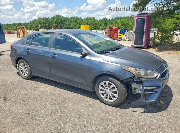 3KPF24AD5KE077065 2019 KIA FORTE Charcoal Widok z przodu