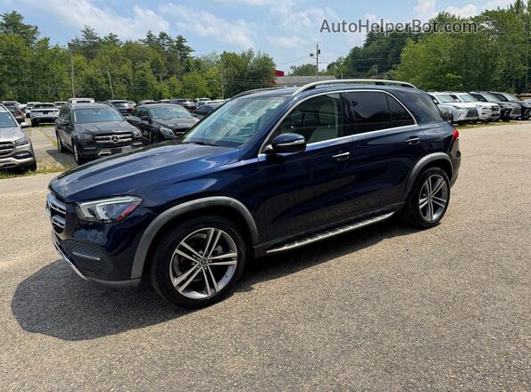 4JGFB4KEXMA497154 2021 MERCEDES-BENZ GLE Blue Rear left