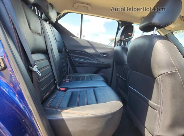 3N1CP5CU3KL509495 2019 NISSAN KICKS Blue Vista del compartimento del motor