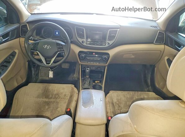 KM8J33A22GU095320 2016 HYUNDAI TUCSON Brown Սարքավորումների վահանակի տեսք