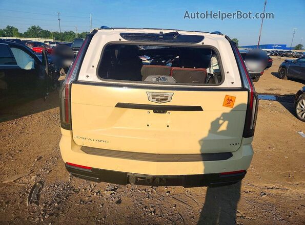 1GYS9PRL5SR229044 2025 CADILLAC ESCALADE Beige Widok wnętrza z przodu