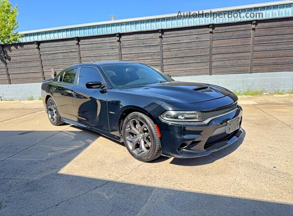 2C3CDXCT8KH608402 2019 DODGE CHARGER Black Rear left