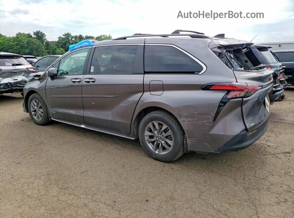 5TDYSKFC1MS029908 2021 TOYOTA SIENNA Charcoal Հետևի աջ