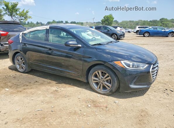 5NPD84LF3HH005807 2017 HYUNDAI ELANTRA Black წინა ხედი