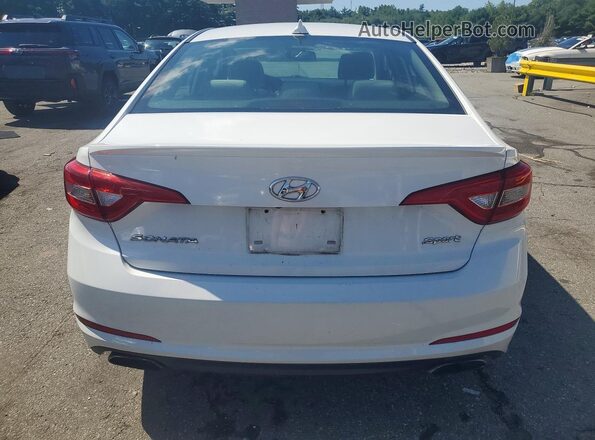 5NPE34AF4GH274712 2016 HYUNDAI SONATA White წინა სალონის ხედი