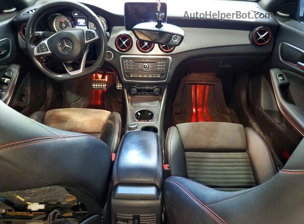 WDDSJ4EB5GN380009 2016 MERCEDES-BENZ CLA-CLASS Black Widok zestawu wskaźników