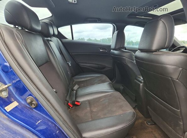 19UDE2F83HA000870 2017 ACURA ILX Синий Вид задней части салона