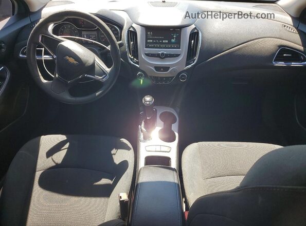 1G1BC5SM8H7128687 2017 CHEVROLET CRUZE Blue Widok zestawu wskaźników