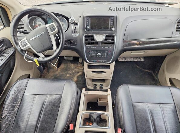 2C4RC1CGXGR304319 2016 CHRYSLER TOWN Silver Вид щитка приладів