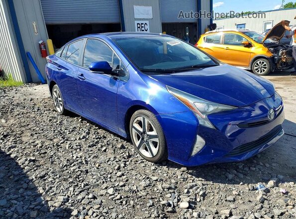JTDKARFU2H3529187 2017 TOYOTA PRIUS Blue Rear interior view
