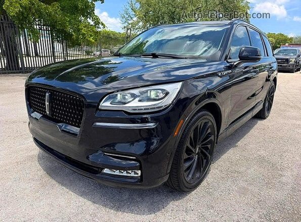 5LM5J7XC3NGL14700 2022 LINCOLN AVIATOR Black Rear left