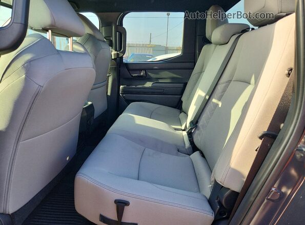 3TMLB5JN7SM168734 2025 TOYOTA TACOMA Charcoal Rear interior view
