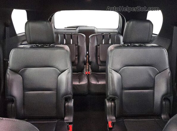 1FM5K8DH2JGC65425 2018 FORD EXPLORER Black Вид задньої частини салону
