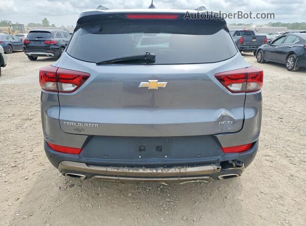 KL79MVSL3NB097462 2022 CHEVROLET TRAILBLAZER Gray წინა სალონის ხედი