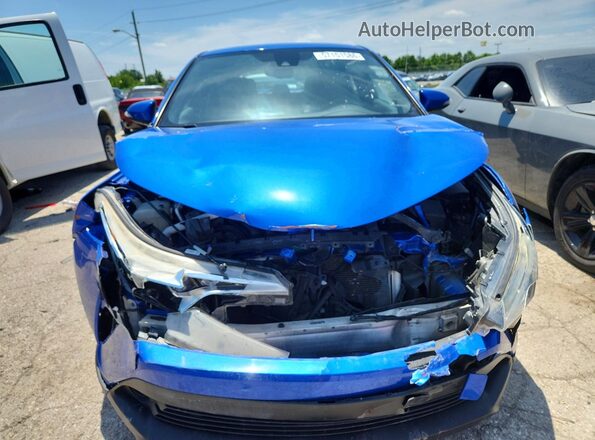 NMTKHMBX2JR055503 2018 TOYOTA C-HR Blue Rear view