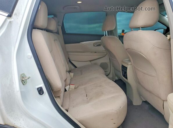 5N1AZ2MG8GN161296 2016 NISSAN MURANO White Вид задньої частини салону
